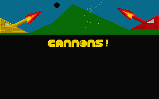 Cannons atari screenshot